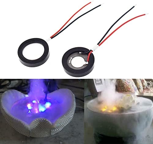 5pcs 25mm Ultrasonic Humidifier Ceramic Atomizer Mist Maker Piezoelectric Transducer Humidifier Accessories 1.70MHz D25mm