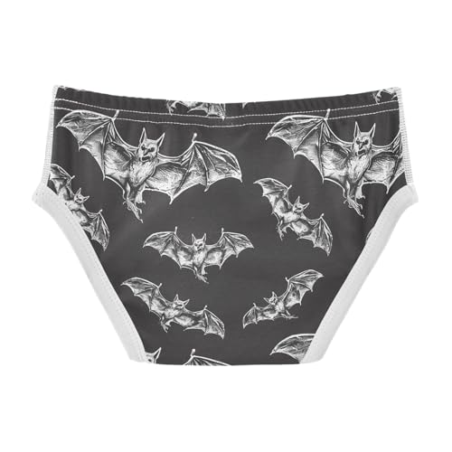 visesunny Boys Cotton Underwear Realistic Bat Hand Painting Printed Toddler Soft Training Briefs Size 2T-8Y for Kids2