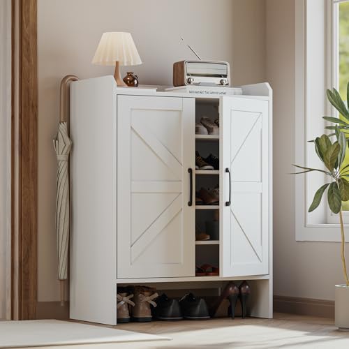 Mericonia Farmhouse Shoe Cabinet