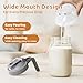 OneDream Breast Milk Pitcher 32oz Glass Pitcher with Lid, Formula Pitcher Leakproof Drip-Free Spout, Wide Mouth Mason Jar Pitcher for Easy Pouring, Dishwasher Safe Breastmilk Storage Pitcher