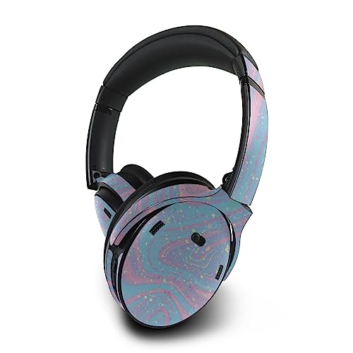 Image of MightySkins Skin Compatible with Bose QuietComfort 45 Headphones Cotton Candy Swirl | Protective, Durable, and Unique Vinyl Decal wrap Cover | Easy to Apply | Made in The USA
