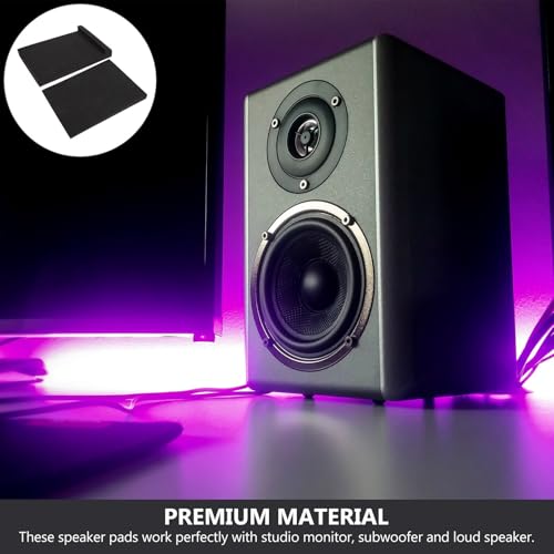 6pcs Speaker Isolation Pads Acoustic Noise Isolation Cushions for Sound Absorption for Studio Monitors and Home miniatura 3
