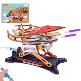 SphonxAi 2-in-1 Hydraulic Paper Airplane & Dart Launcher 3D Wooden Puzzle