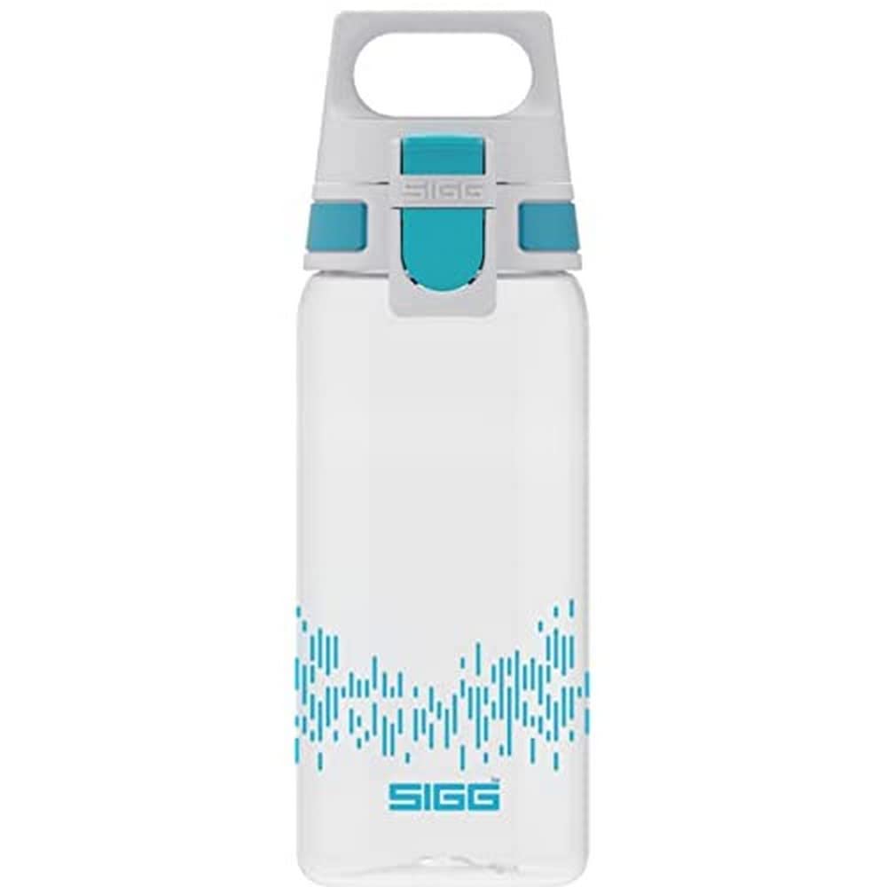 SiggTotal Clear ONE MyPlanet Aqua Water Bottle (0.5 L), Leak-proof and BPA Free Water Bottle, Sports Flask Made of Tritan with Fruit Filter