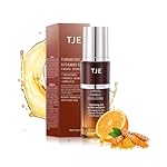TJE Turmeric Vitamin C Serum for Face, Dark Spot Removr on Face, Serum for Dark Spots, Wrinkles & Anti Aging, Vitamin C Facial Oil for Black Women & Black Skin - 1 Fl Oz