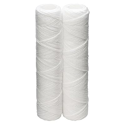 Culligan CW-F Sediment Replacement Cartridge Polypropylene Cord-Wound, 10 Micron, 12,000 Gallon Capacity, 2-Pack