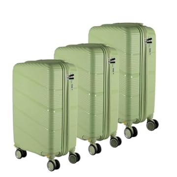 Kit 3 Malas: Bordo + Média + Grande POLIPROPILENO Maldivas Sul (VERDE CLARO)