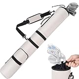 AKOZLIN Lightweight Golf Sunday Bag Golf Travel Carry Bag 3-6 Clubs Foldable Small Golf Bag with Shoulder Strap Grey