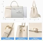 BOSTANTEN Purs en cuir végétalien pour les femmes Designer Sacs à main Satchel Trendy Top Poignée Purse avec Bracelet amovible