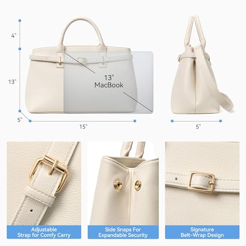 Bolso Satchel para Mujer en Cuero Vegano miniatura 3