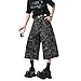 DOSLAVIDA Baggy Jorts Mens Denim Shorts Summer Jean Shorts Loose Casual Fashion Capri Jeans