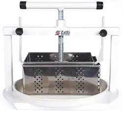 ZATTI Prensa de Queijo 2 Formas Retangulares Inox