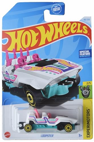 Mattel Hot Wheels Loopster 1:64 Blanco miniatura 1