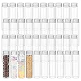 Photo Gallery benecreat 50 bottiglia sigillata in vetro da 23 ml con tappo a vite in alluminio, fiala per campioni di liquido con sigillo trasparente per bottiglie di messaggi, forniture per matrimoni, decorazione Photo Gallery benecreat 50 bottiglia sigillata in vetro da 23 ml con tappo a vite in alluminio, fiala per campioni di liquido con sigillo trasparente per bottiglie di messaggi, forniture per matrimoni, decorazione