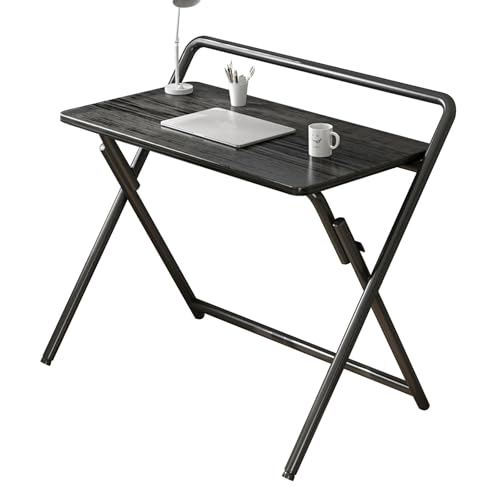 Table pliante portable compacte pour bureau à domicile et table d'écriture de petite taille - 2