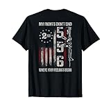 2nd Amendment Feelings America USA Patriotic Funny On Back T-Shirt