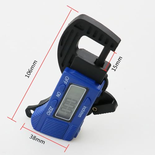 Calibrador digital de espesores portátil y ligero, herramienta electrónica de medición de espesores de alta precisión para baterías, joyería y aplicaciones industriales miniatura 2