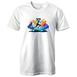 Photo Gallery bigmerchstore maglietta da corsa, per corridori e appassionati di fitness, bianco, l Photo Gallery bigmerchstore maglietta da corsa, per corridori e appassionati di fitness, bianco, l