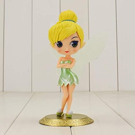 Amazon Co Jp キャラクターモデル 2つの16センチメートルq Posketティンカーベル図でベースプリンセスティンカーベルpvcアクションフィギュアおもちゃのモデルのキッズギフト お気に入り Color Golden Base ホビー