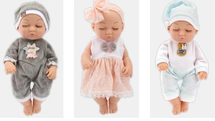 See full amazon price history chart for FRATELLI 10 inch Baby Doll That Look Real,Eyes Closed Reborn Baby Doll,Real Baby Doll,Lifelike Baby Doll - Assorted 1 Doll Only FRATELLI 10 inch Baby Doll That Look Real,Eyes Closed Reborn Baby Doll,Real Baby Doll,Lifelike Baby Doll - Assorted 1 Doll Only (B0DGV3N6RM) Amazon Price History, Amazon Price Tracker