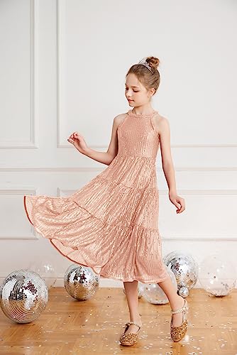 Grace Karin CL2280A23-02_12Y@#HLFYLD Girls Sequin Dress Elegant Cute Prom Dresses thumb #3