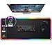 Gimars RGB Gaming Mouse Pad with 15W Wireless Charging, XL Mouse Mat 800x300x4mm, 10 LED Light Modes, Large Mousepad with Premium Smooth Surface, Non-Slip Rubber Base for Gaming MacBook PC Laptop Desk
