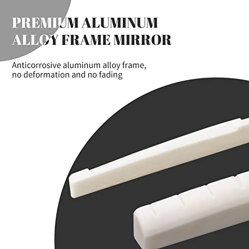 Huatool Bone Nut And Saddle Acoustic Guitar 2 Sets, 4 Pieces, Made Of Real Cow Bone Used For 6 String Acoustic Guitar, Fit For 74Mm Bridge Slot #TOP3