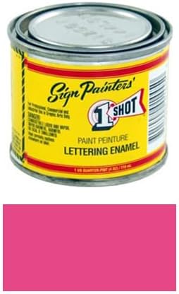 1 Shot 1/4 Pint Magenta Paint Lettering Enamel Pinstriping & Graphic Art