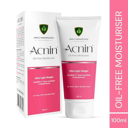 Image of Acnin Oil-Free Moisturizer SPF Protection 100ml | Clinically Proven Ceramide Formula | Strengthens Skin Barrier | Dermatologist Recommended for Acne-Prone, Oily, Sensitive Skin | Lightweight