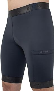 Bermuda de Compressao Masculina Hupi Run Pro, Cor: Preto, Tamanho: Xg