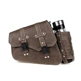 Bolsa De Equipaje para Moto para Cafe para Racer para Custom para Chopper para Bobber Alforjas para Motocicleta Bolsa De Almacenamiento De Equipaje(Left)