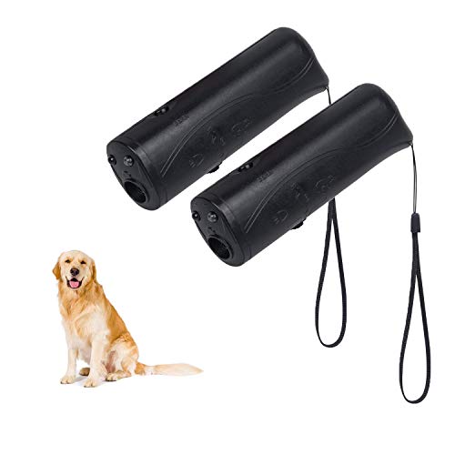 YHmall 3 En 1 De Perro de Mano Dispositivo de Entrenamiento de Controlador de Ladridos de Perro Disuasor Ultrasónico