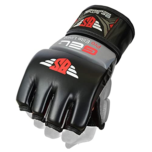 Mma Gloves, Ufc Kickboxing Gloves, Mma Sparring Gloves, Mma Training Equipment, Fighting Gloves For Mixed Martial-Arts, Mma Training Gloves Adults Men & Women By Besmart (Gray, Medium) #TOP1