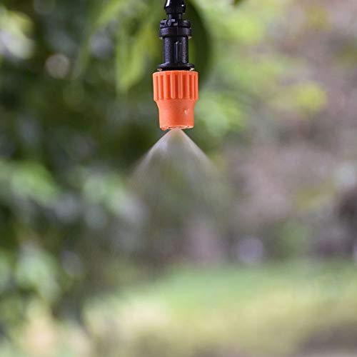 Annaffiatura del giardino irrigazione del prato in Irrigazione a goccia Atomizzata ACQUA ACQUA REGOLABILE MICRO ARGRINGHER ARGRINGHER, CON CONNETTORE A VITE 1/4 pollici Barb Sprinkler Testa 100