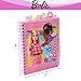 Barbie Tab Journal Spiral Notebook, Ballpoint Pen, Sticky Tabs, 96 Lined Pages, Pink