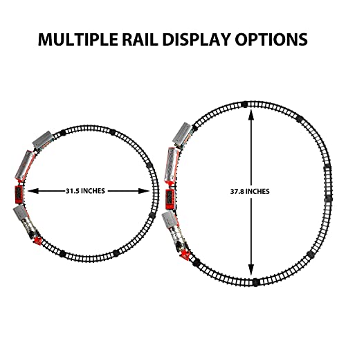 Bellochiddo Train Set W/Steam Locomotive Engine,Cargo Car＆Long Track For Toddlers 3-5,Electric Play Set Train Toys W/Smoke,Light & Sounds, For 4 5 6 7 8+ Year Old Kids,Boys & Girls #TOP5