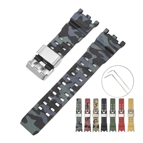 Bracelet de rechange premium résine pour Casio GWG-2000