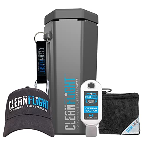 Clean Flight Premium Golf Ball Washer - Hat and Golf