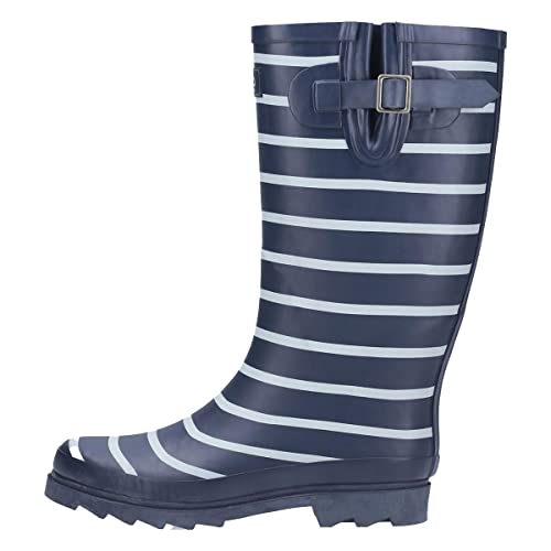 Cotswold Sailor Wellington Boot Womens Navy
