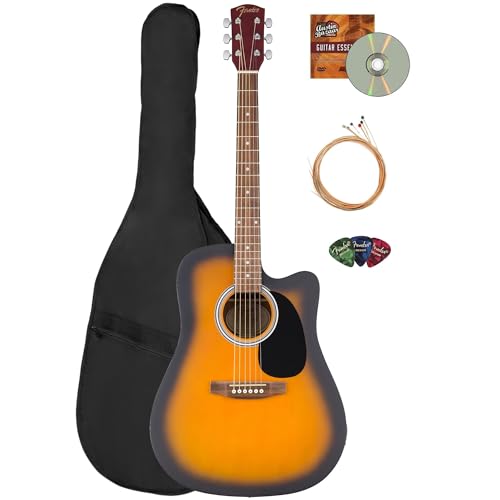 Fender FA Series Dreadnought Acoustic-Electric Guitar Bundle
