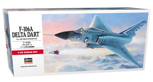 Hasegawa HAC11 1:72 Scale F-106A Delta Dart Model Building Kits