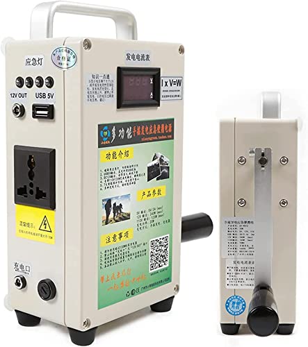 Generador de manivela de 220V y 30W con salidas DC 8V-21V 2