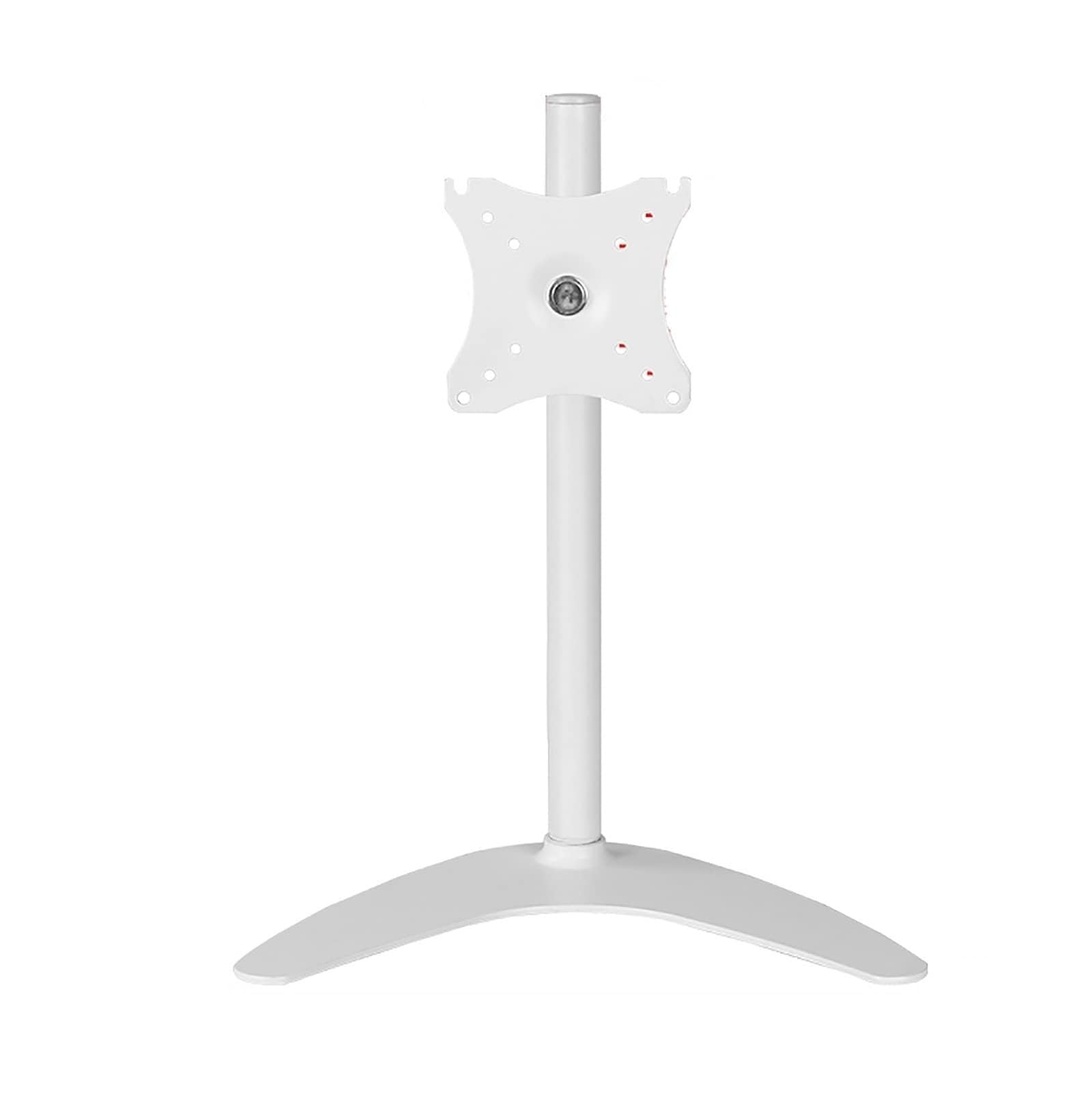 Soporte para TV - Soporte De Escritorio Ajustable En Altura, Soporte para Monitor Inclinable Y Giratorio con Base De Metal, Compatible con Pantallas De 14 A 32 Pulgadas,Blanco