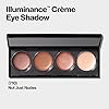 Revlon CrÃ¨me Eyeshadow Palette, Illuminance Eye Makeup with Crease- Resistant Ingredients, Creamy Pigmented in Blendable Matte & Shimmer Finishes, 710 Not Just Nudes, 0.12 Oz