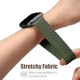 Oielai Pleciony pasek do zegarka Apple Watch 44 mm 46 mm 45 mm 42 mm 49 mm