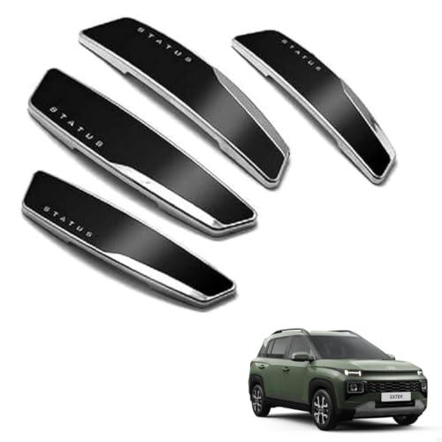 Image of Autokaar Status Car Door Edge Guard Scratch Protector Black Universal for Hyundai Exter /Creta /Venue /Verna /Alcazar /Tucson /i10 /i20 /i10 Grand Nios /Santro /Xing /Aura /Xcent /Accent