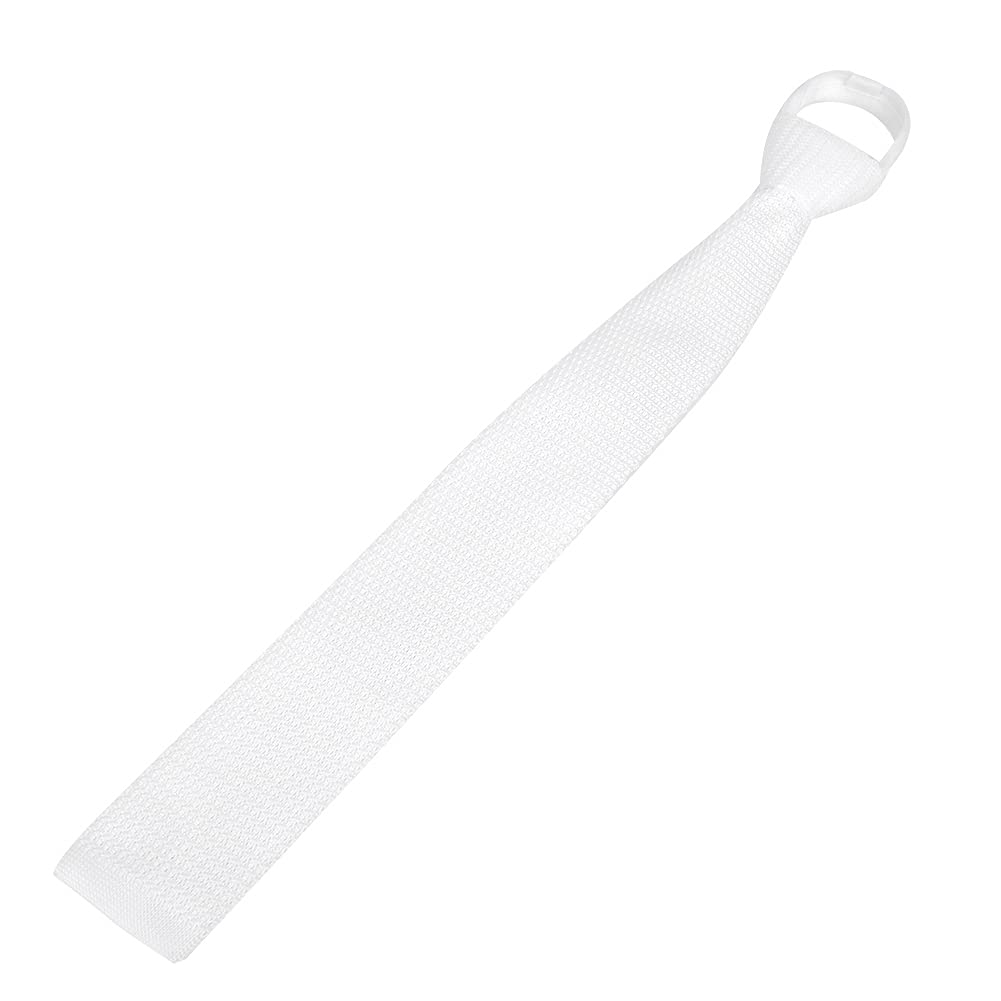 Cryfokt Weiße Polyester-Reitkrawatte, Exquisites Ritter-Reitzubehör für Männer und Frauen, 45,7 X 6,1 X 2,5 Cm