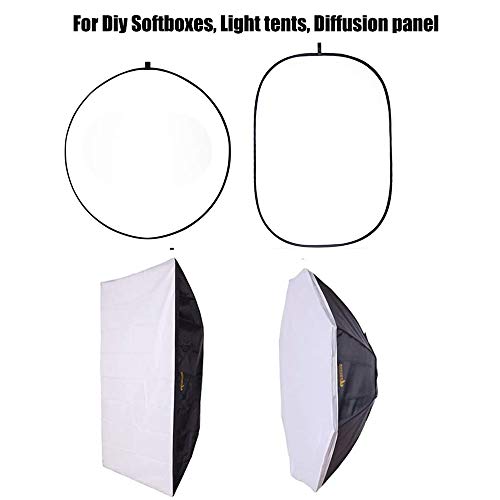 Diffusion Fabric Light Grid Cloth 39 X 59 Inches/ 1 X 1.5M Photography Diffuser Modifier For Lighting Softbox, Light Box Tents, Panel #TOP6