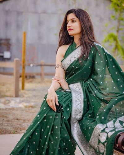 Image of Avantika Fashion Women's Kanjivaram Soft Silk Banarasi Sarees With Blouse Piece