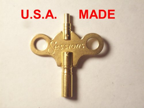 Sessions Trademark Clock Winding Key Double End #6/0000
